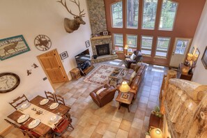 Smart TV, fireplace - Pet Friendly Cabin w/ Huge Deck, Mountain Views, & Access to Turkey Springs Trails (Pagosa Springs)