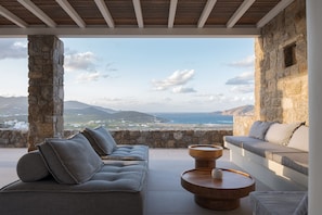 Deluxe Villa, Sea View | Terrace/patio - Retreat Hill Luxury Villas Mykonos (Mykonos)