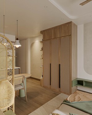 Loft | Desk, laptop workspace, soundproofing, free WiFi - The Urban Westlake Apartment (Hanoi)