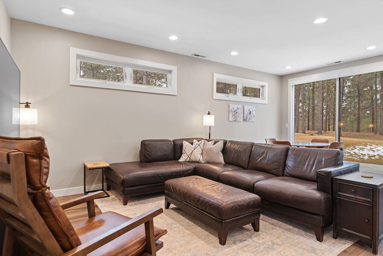 Step into our inviting living room, where plush sofas provide ample seating to unwind and enjoy each other`s company in comfort and style.