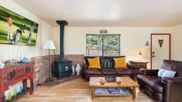 TV connectée, cheminée