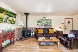 TV connectée, cheminée