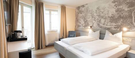 Literie de qualité supérieure, coffres-forts dans les chambres