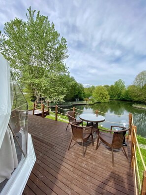 Panorama bungalow | Terras