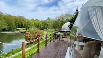 Panorama bungalow | Terras