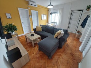 Smart TV, books, stereo, computer monitors