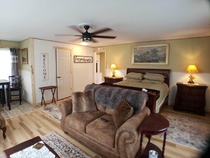 1 dormitorio, tabla de planchar con plancha, wifi gratis y ropa de cama