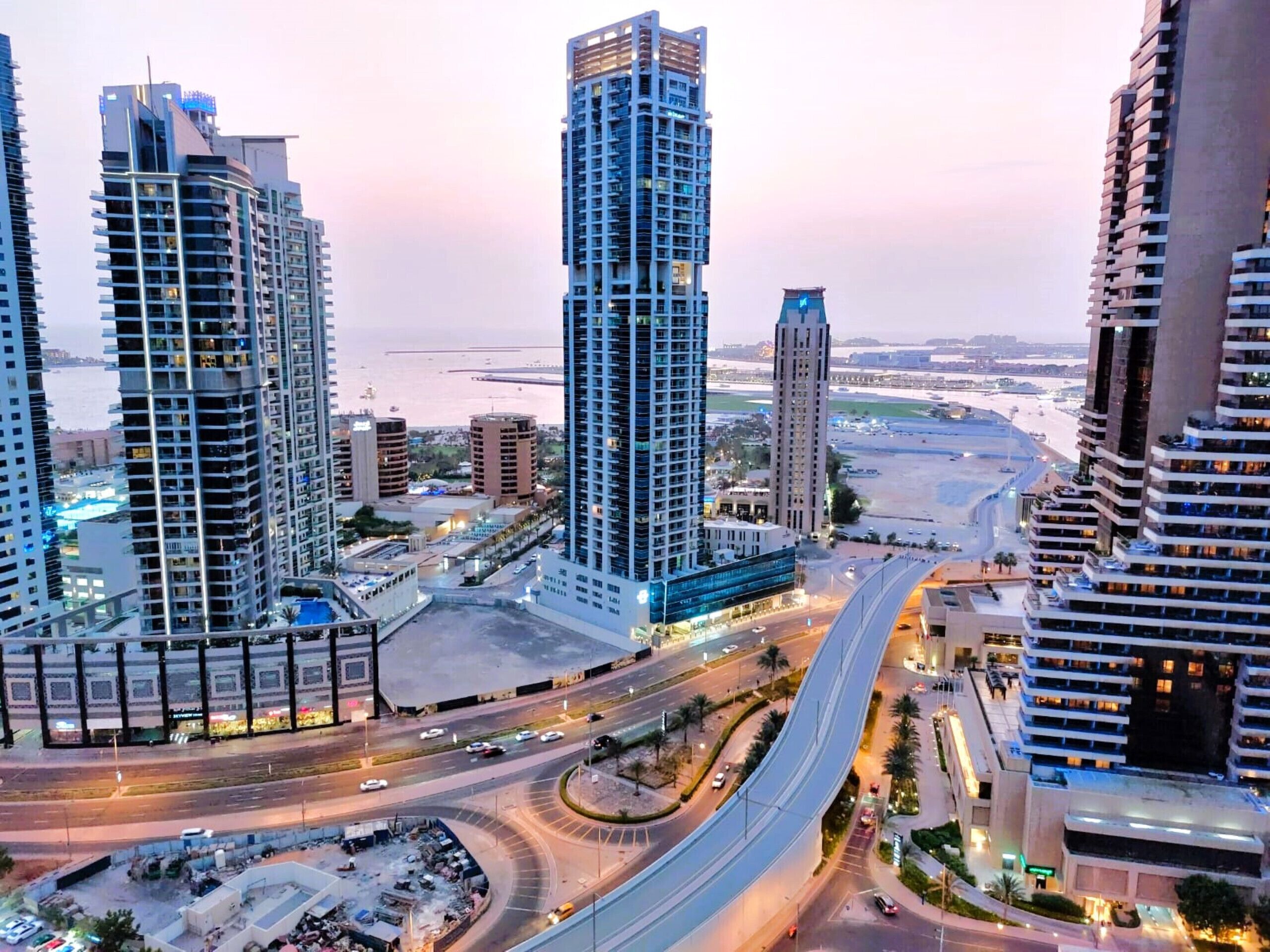 منظر من الجو على ارتفاع عالٍ