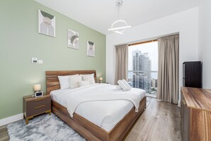 1 bedroom, in-room safe, iron/ironing board, free WiFi - Comfortable 1 BR Apartment in Marina Tower, Dubai Marina by Deluxe Holiday Homes (Dubai)