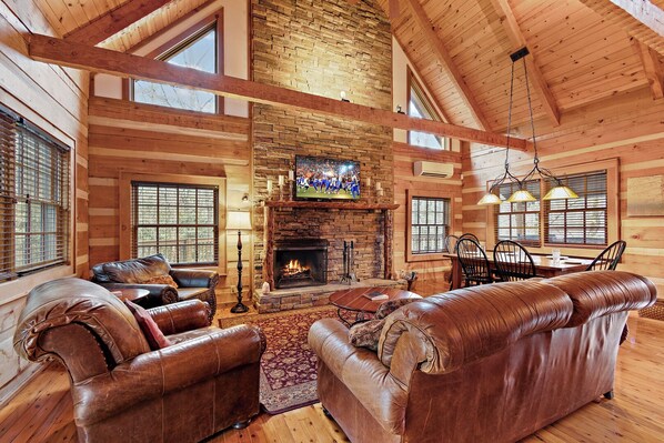 Smart TV, fireplace, offices