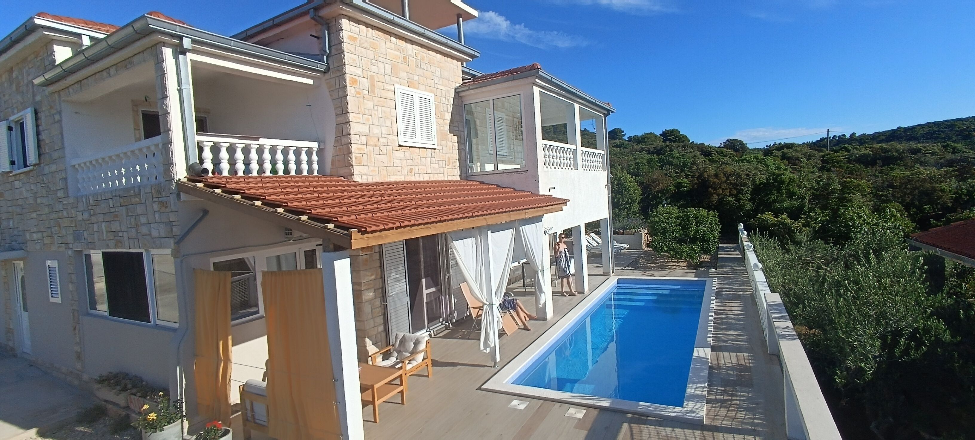 Alberca al aire libre 