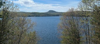 Maine Lakefront Retreat with Dock & Stunning View