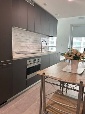 Private kitchen - Newly and Luxury Studio in Downtown Miami near main attractions  (Miami)