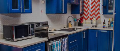 Microwave, oven, stovetop