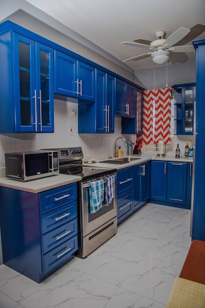 Microwave, oven, stovetop