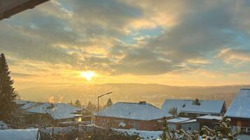 Blick von der Unterkunft
