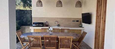 Udendørs spisemuligheder