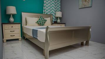 5 bedrooms, in-room safe, iron/ironing board, travel crib