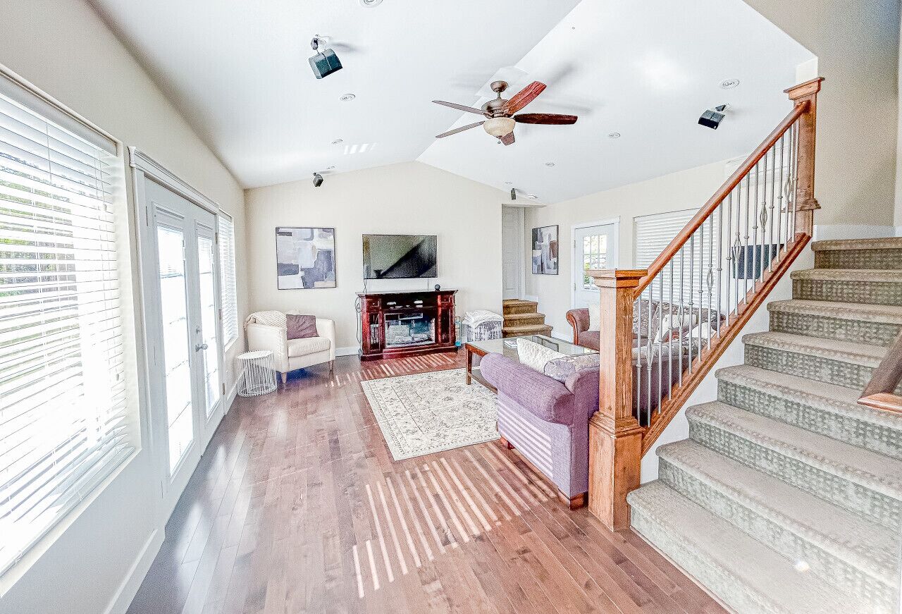 Televisio, takka, videopelejä, stereot