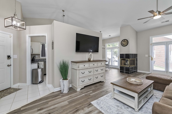 Open seating area for gathering