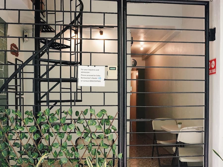 Façade de l’hébergement