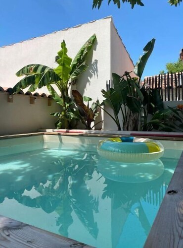 Villa Piscine Bord Detang-5 min Plage-parc Expo