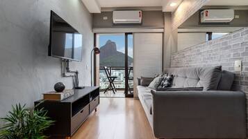 Apartment | Living area | 43-inch Smart TV with cable channels, Netflix, streaming services