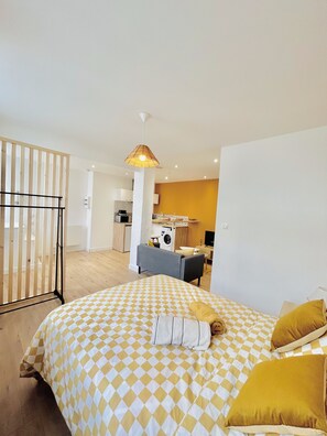 1 Schlafzimmer, kostenloses WLAN, Bettwäsche