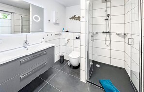 Shower, hair dryer
