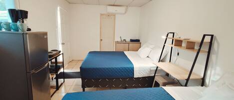 1 غرفة نوم ومكتب وواي فاي مجانًا وملاءات أسرّة