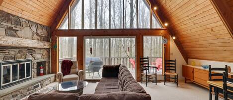 Smart TV, DVD player, table football, books