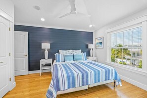 5 bedrooms, iron/ironing board, free WiFi, bed sheets - My Grand Floridian: Canal Front, Dock, Pool, Games by Anna Maria Life Vacation Rentals (Holmes Beach)