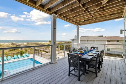 Ocean Lookout #2 | Heated Pool | Beachfront Deck | Stunning Ocean Views