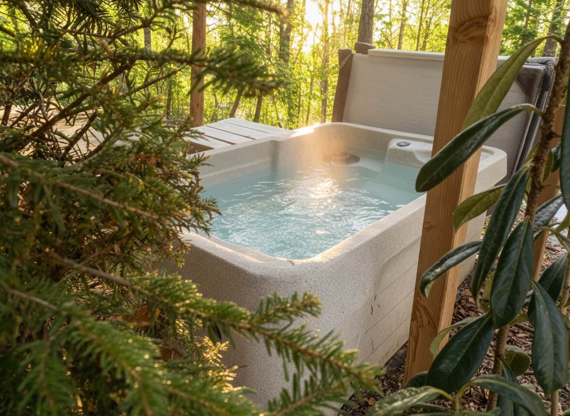 Bain à remous extérieur