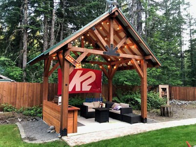 Outdoor Retreat: AC-Firepit-Outdoor Living-RV Hook Up-Sport Court-WIFI-Patio,