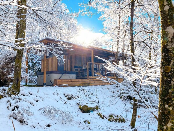 Exterior - HY•Lødge Spa n°3 - 6 People: Chalet with Family Spa in the Vosges (ANOULD)