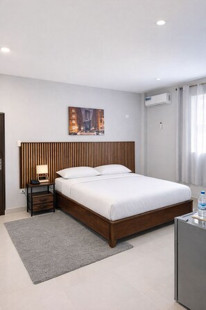 1 slaapkamer, een strijkplank/strijkijzer, gratis wifi, beddengoed