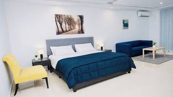 1 Schlafzimmer, Bügeleisen/Bügelbrett, kostenloses WLAN, Bettwäsche