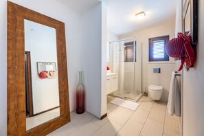 Shower, hair dryer