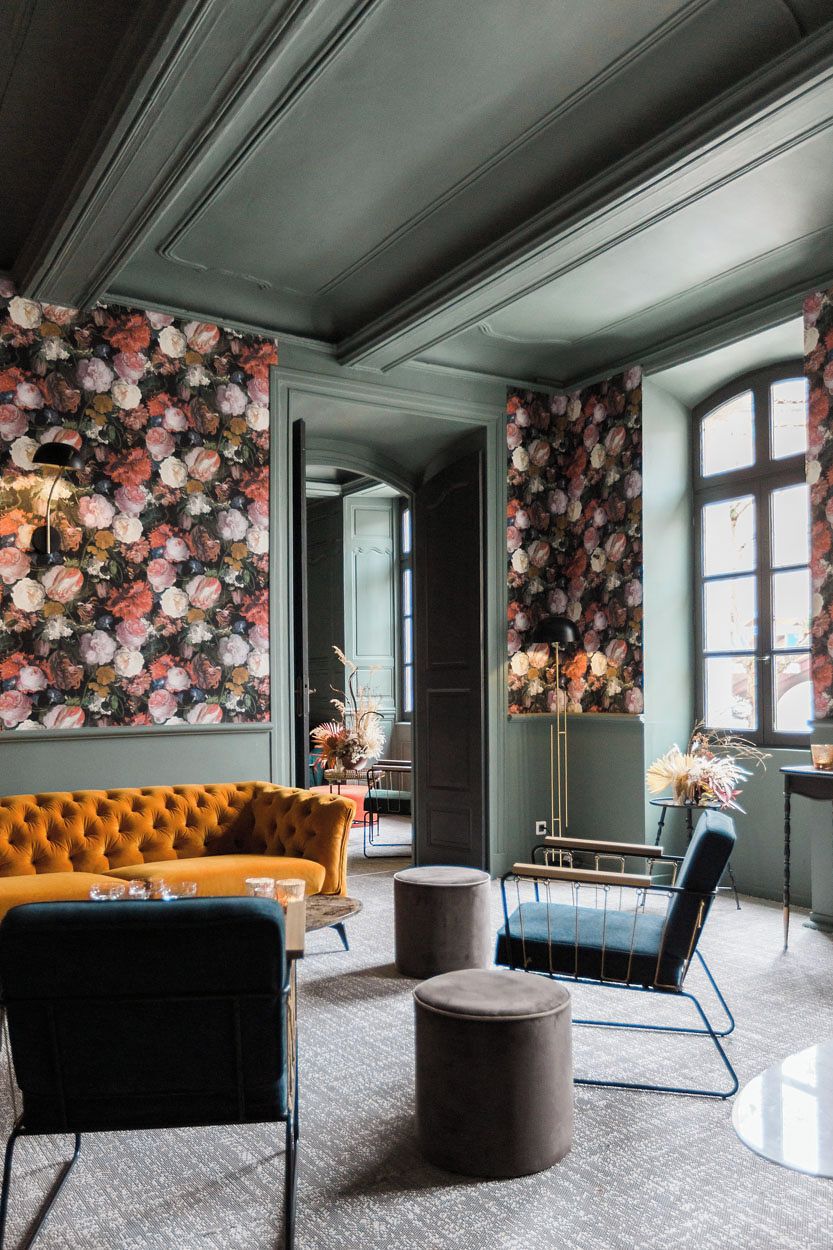 Sitteområde i lobbyen
