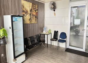 Sitteområde i lobbyen