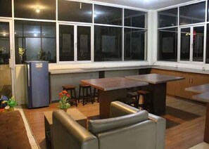 Sitteområde i lobbyen