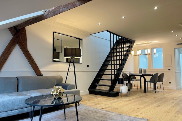 Superior-Maisonette, 2Â Schlafzimmer, 2 BĂ€der | Wohnbereich