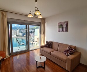 Living area - Ponta Nova One bedroom - Sea view (Becici)