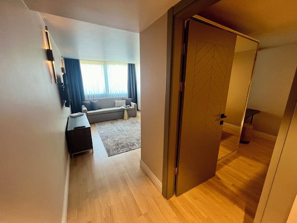Family Suite | Living area | 42-inch Smart TV with digital channels