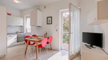 Apartamento familiar, 1 habitación, balcón, junto al lago (Casa al Cor - Sailor 1 in Torbole) | Restauración