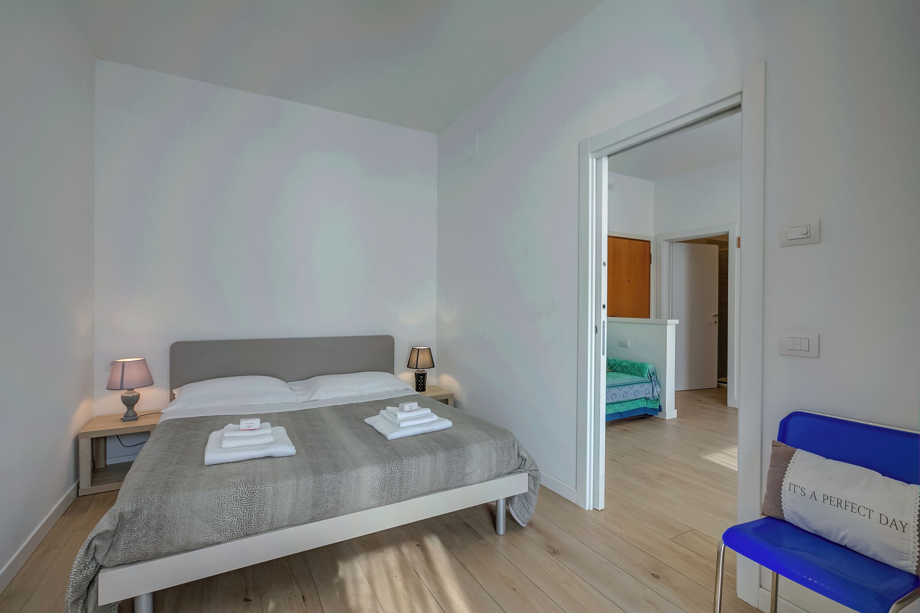 Family Apartment, Multiple Bedrooms, Lakeside (Casa al Cor - Sailor 1) | 1 bedroom, bed sheets