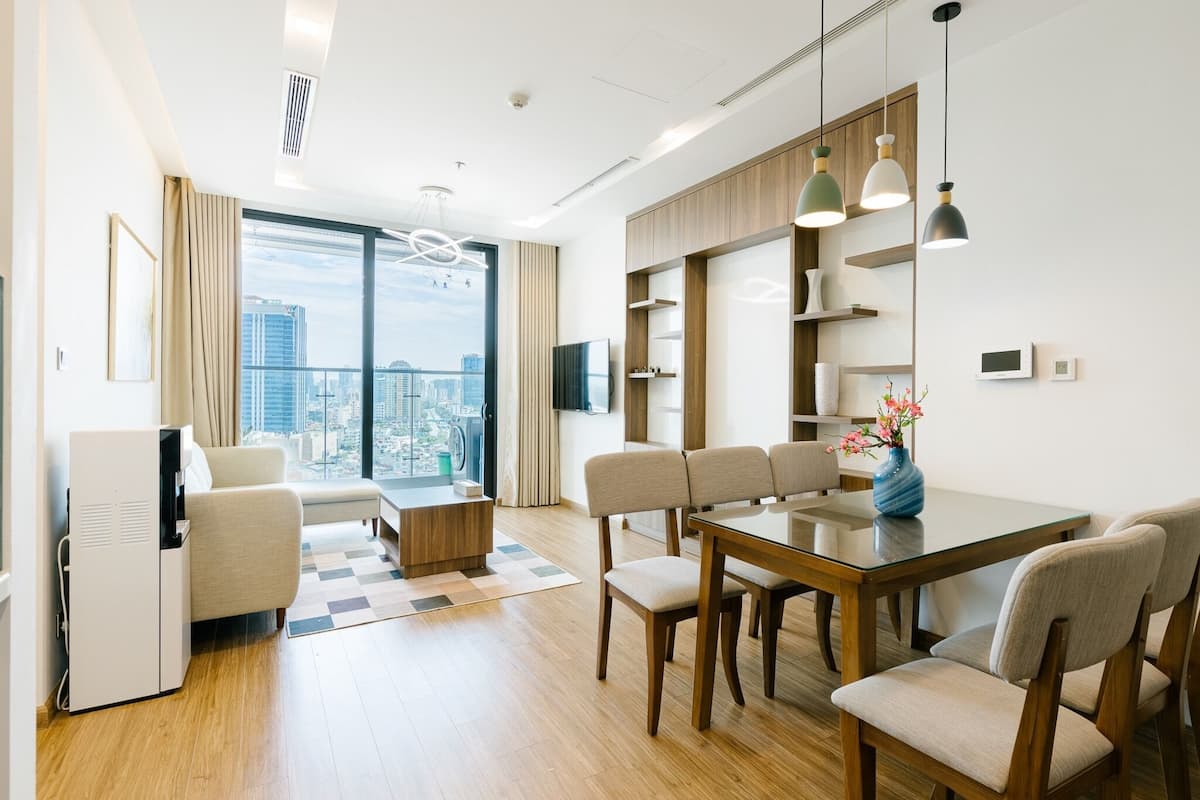 Apartamento familiar | Ropa de cama hipoalergénica y minibar (con algunos artículos gratuitos)