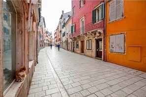 Property grounds - Cozy Old Town studio apartment, with sunny views on Carera street. (Rovinj)