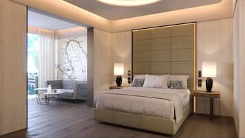 Suite, Sea View | 1 bilik tidur, peralatan tempat tidur premium, gebar bulu kapas